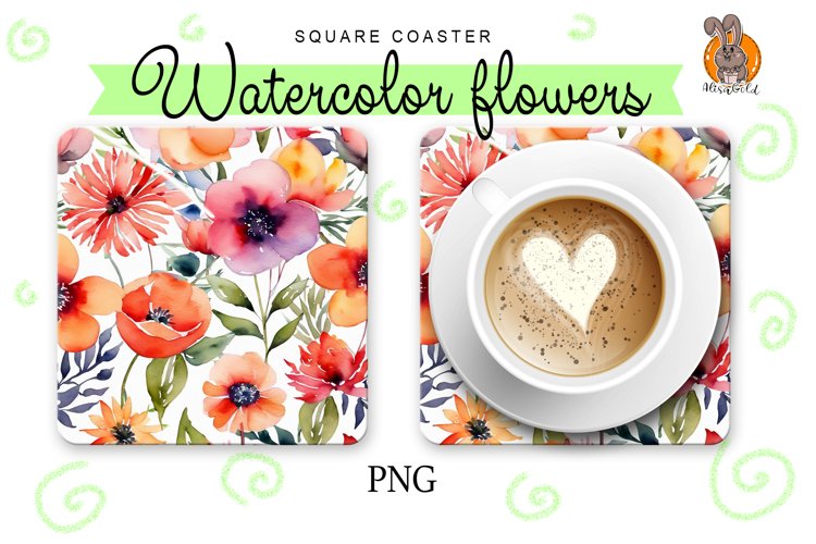 Watercolor Flowers Image 19