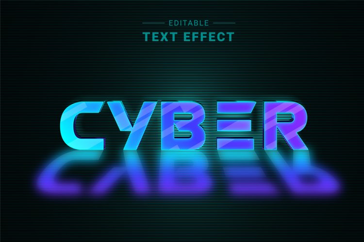 Editable Text Effect for Illustrator. Vector Graphic styles example image 1