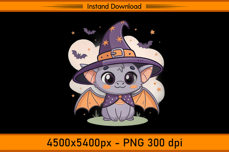 Cute Bat Clipart Image 21