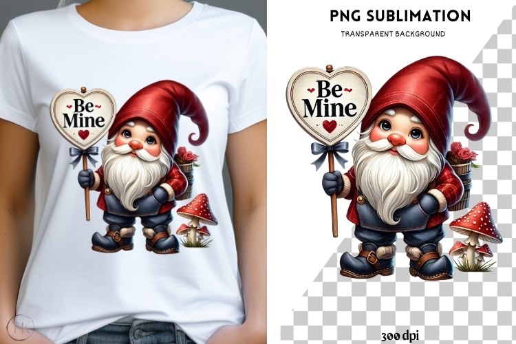 Valentine Gnome Png Image 8