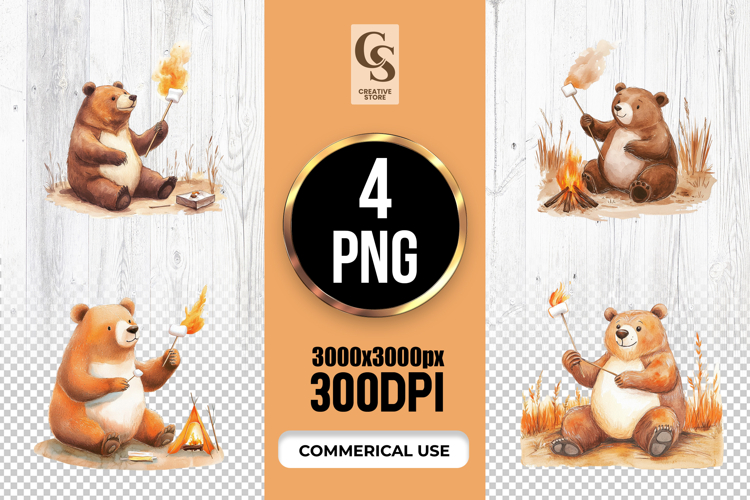 Cute Bear Clipart Image 12