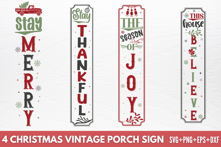 Merry Christmas Porch Sign Svg Image 8