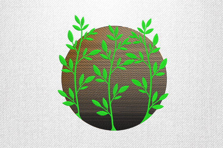 Plant Embroidery Image 12