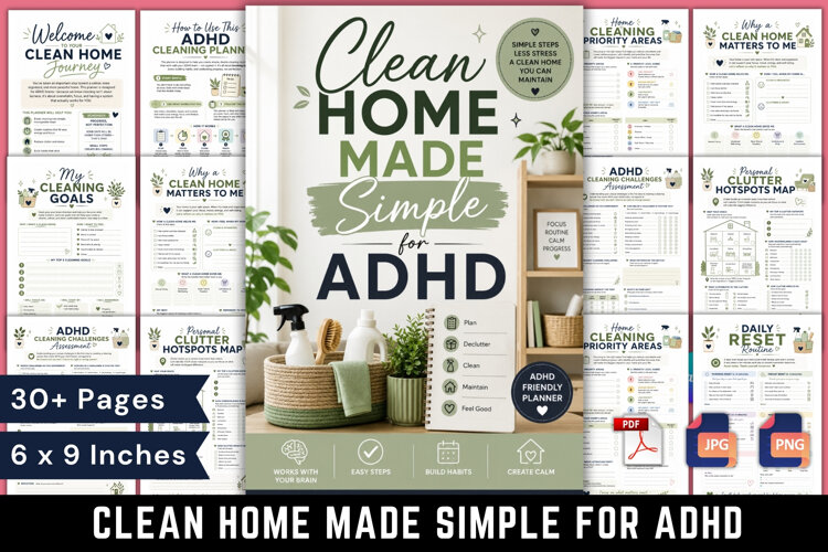 Clean Home Made Simple for ADHD example image 1
