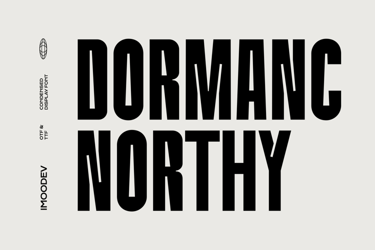 Dormanc Northy - Condensed Font
