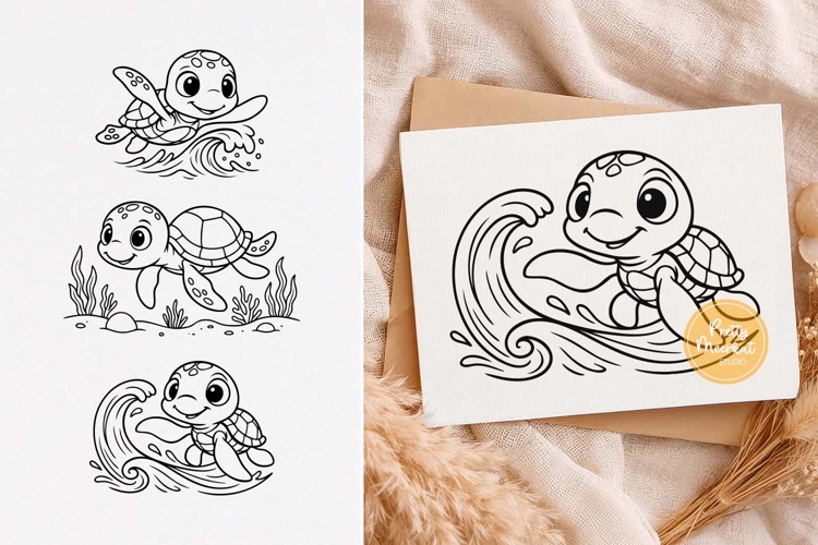 Sea Turtle Clipart Image 13