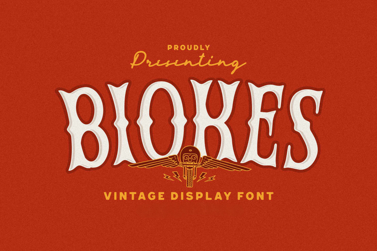 Biokes - Vintage Display Font