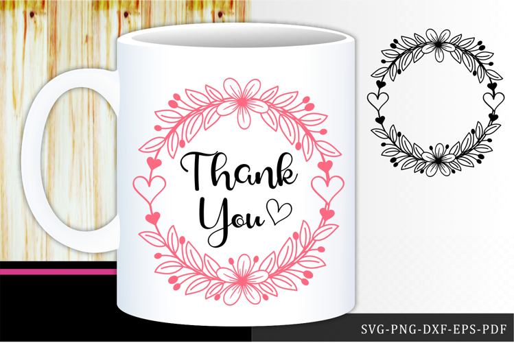Floral frame SVG, Flower frame SVG, Floral wreath SVG