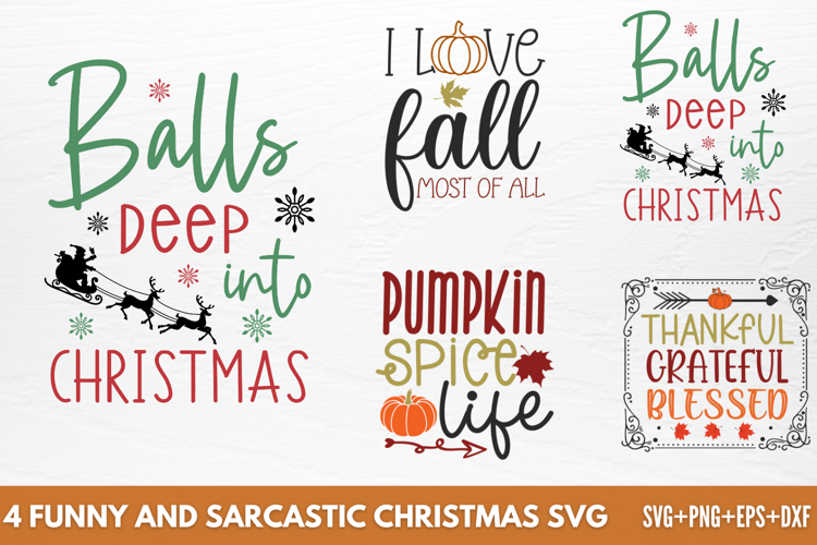 Funny and Sarcastic Christmas SVG