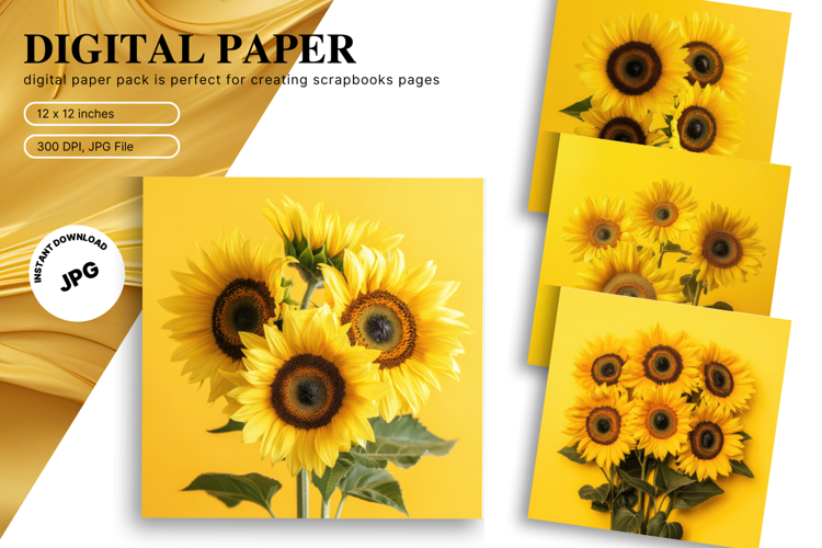 Sunflower Background Image 2