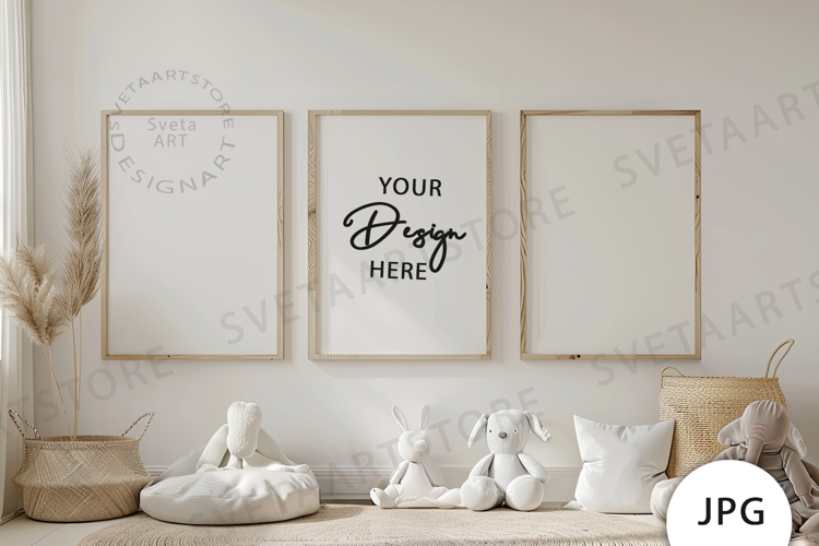 Frames Mockup, Baby Room Mockup JPG