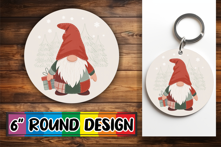 Radiant Round Designs for Gifts, Gnomes