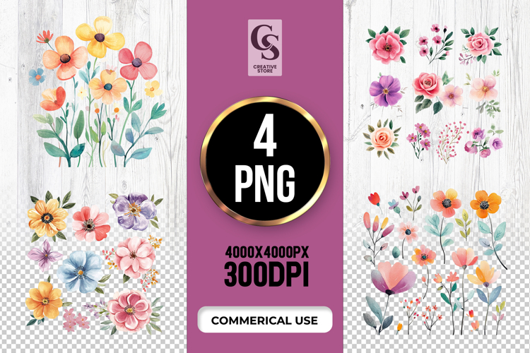 Flower Garden Clipart Image 23