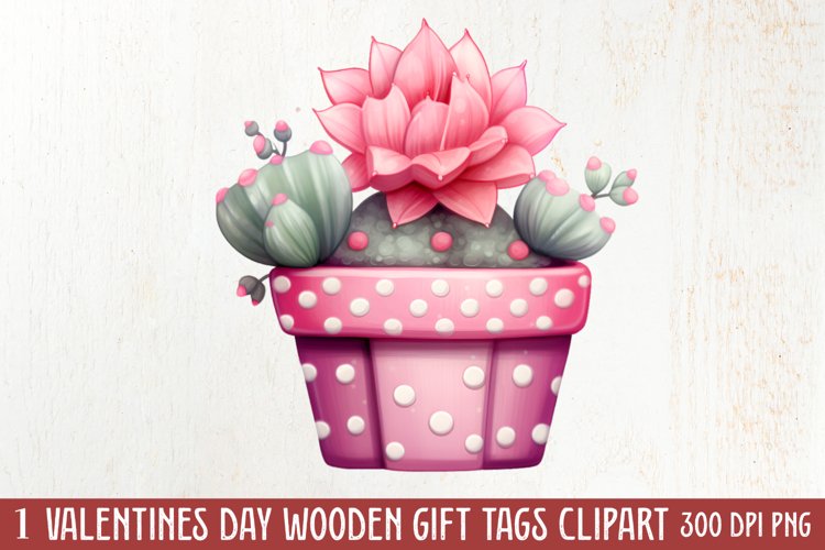 Watercolor Succulent Clipart Image 8