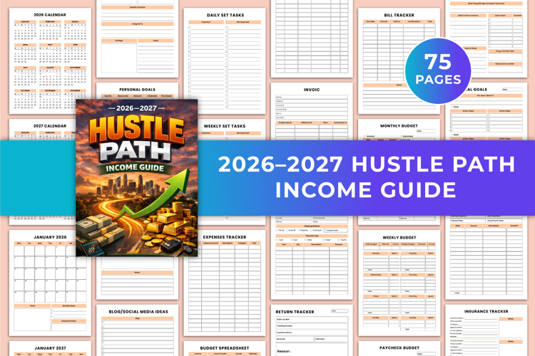 2026-2027 Hustle Path Income Guide | Business Planner
