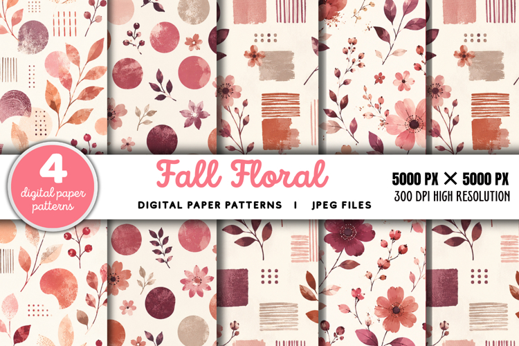 Floral Seamless Pattern Image 4
