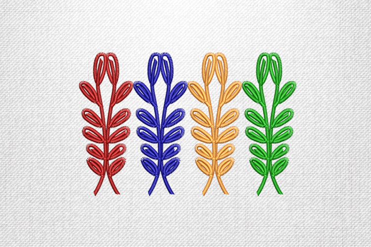 Leaf Embroidery Image 21