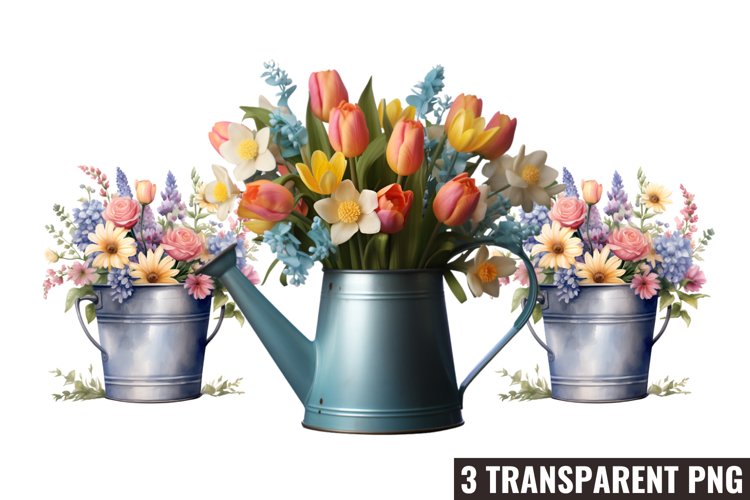 Spring Flowers Clipart Image 17