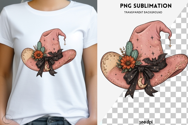 Western gothic halloween png design for T-shirts
