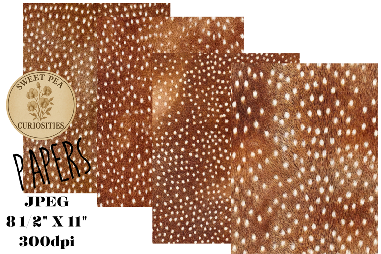 Fur, Deer, Papers, Junk Journal