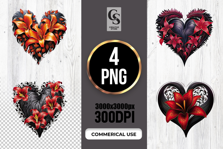 Red Heart Png Image 8