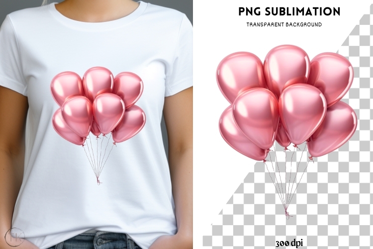 Pink Balloons Png Image 14