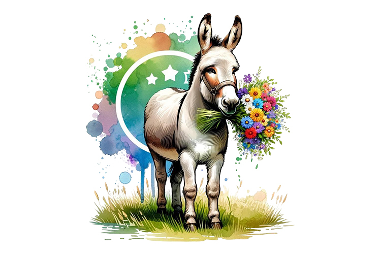 Donkey Clipart Image 8