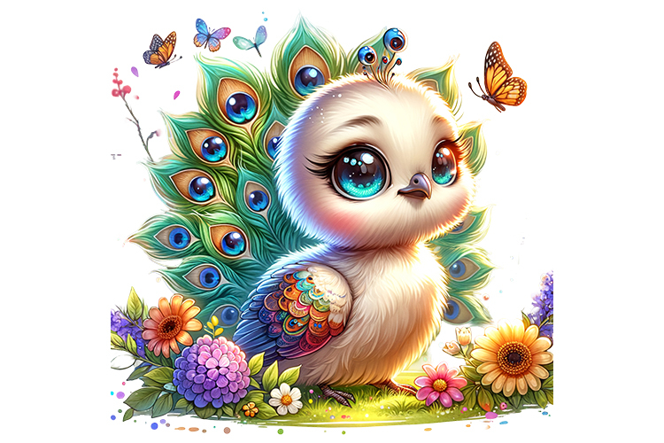 Peacock Clipart Image 16