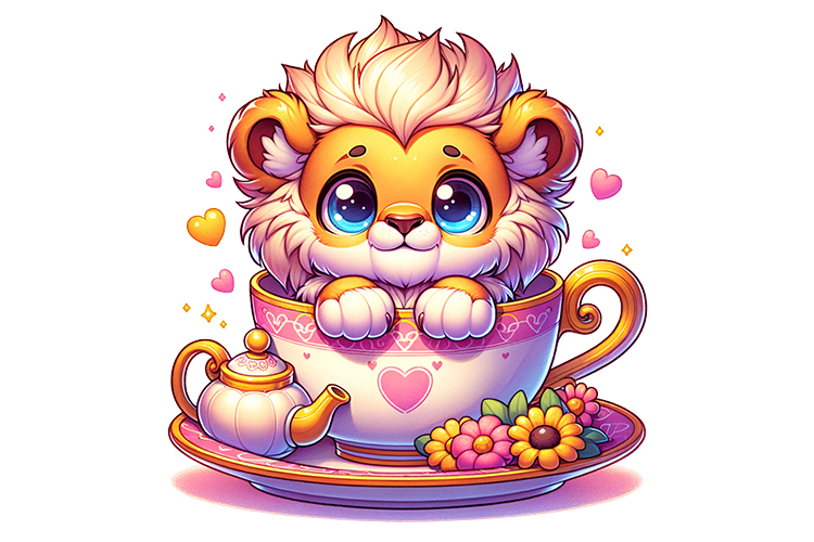 Cute Lion Clipart Image 22