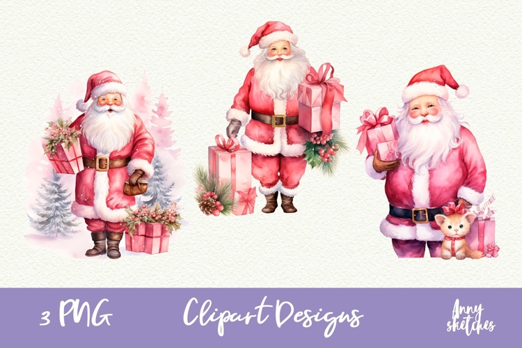 Santa Christmas Clipart Image 14
