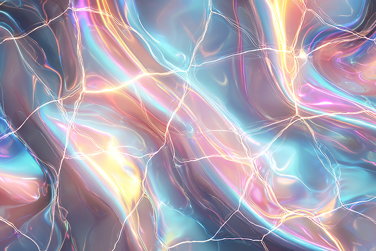 Swirling patterns and bright lights