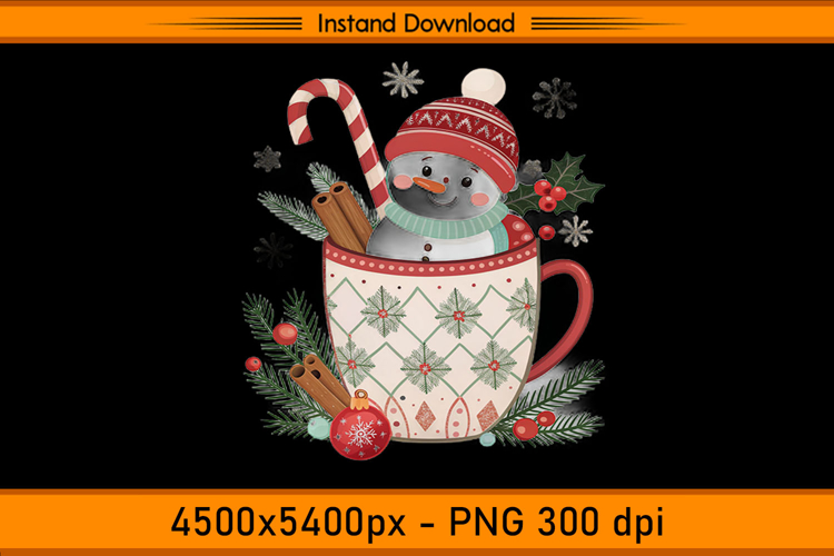 Christmas Snowman Clipart Image 18