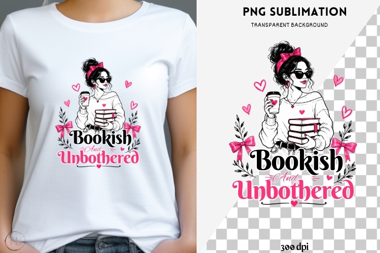 Book besties png design for T-shirts