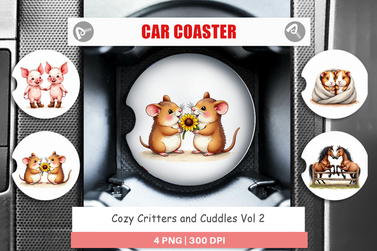 Cozy Critters   Cuddles Car Coaster