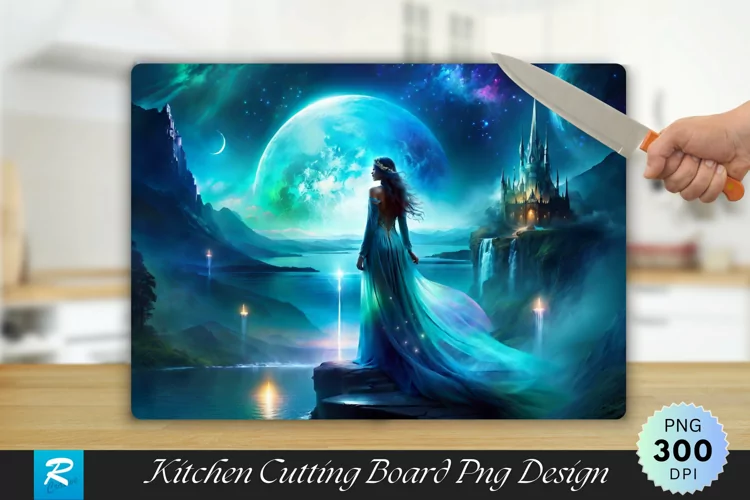 Horror Cutting Board Sublimation Design