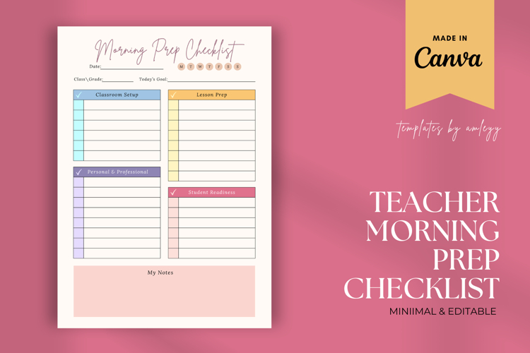 Teacher Planner Printable Image 23