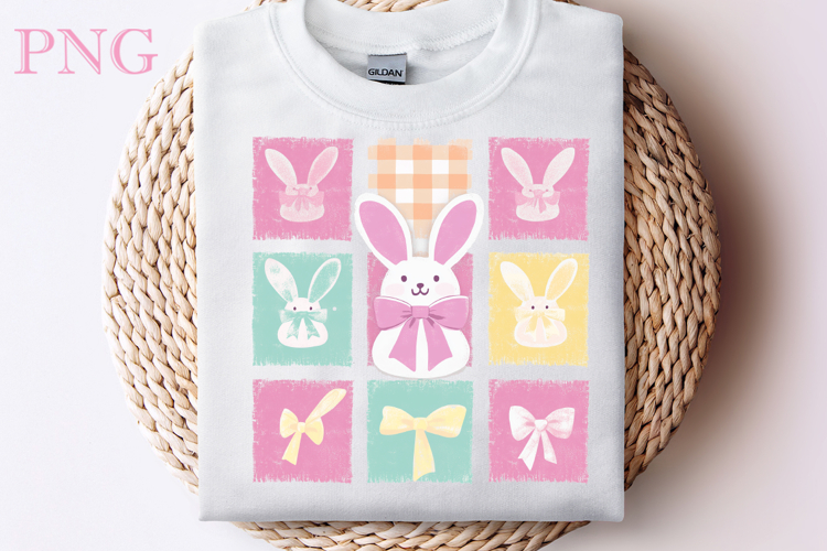 Happy Easter PNG Coquette Easter Bunny, Easter Bunny