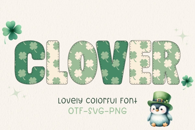 Clover - Color font