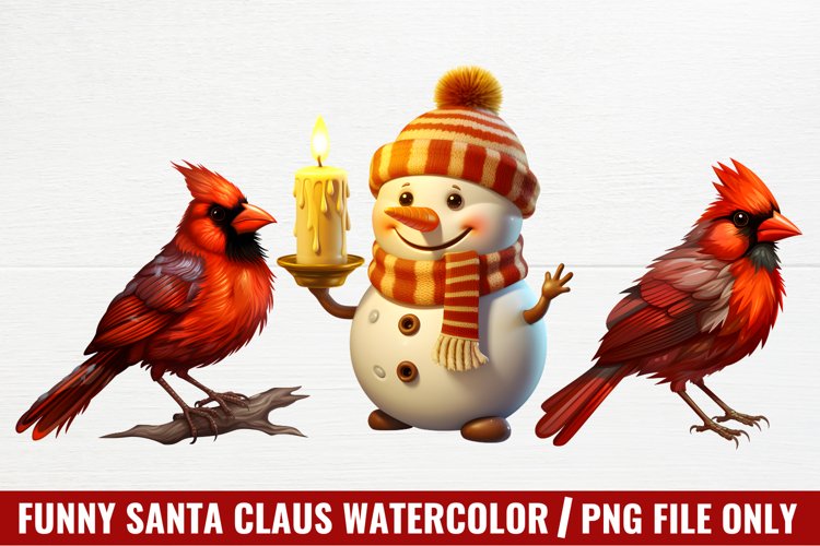 Christmas Watercolor Clipart Image 14