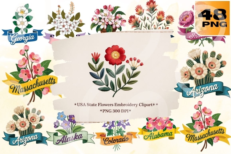 Embroidery Flower Designs Image 19
