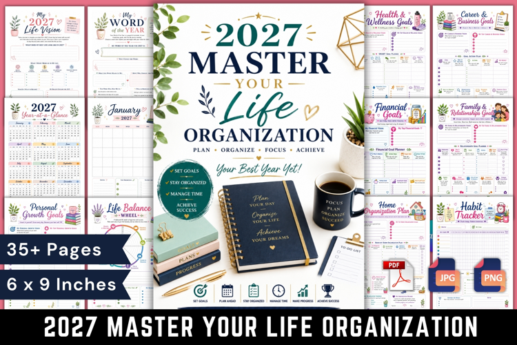 2027 Master Your Life Organization