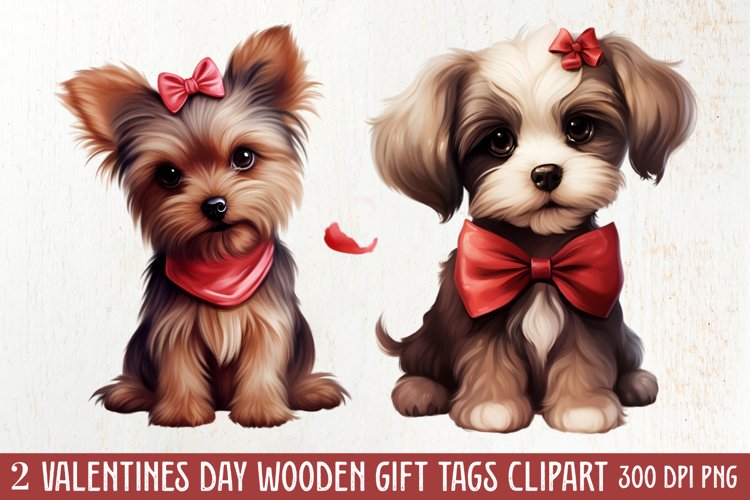 Cute Valentine Dog Clipart, Valentines Day Dog Clipart