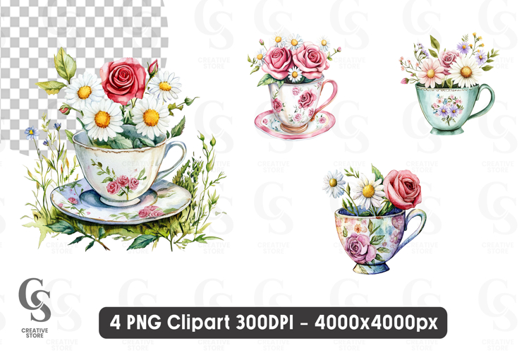 Teacup Clipart Image 7