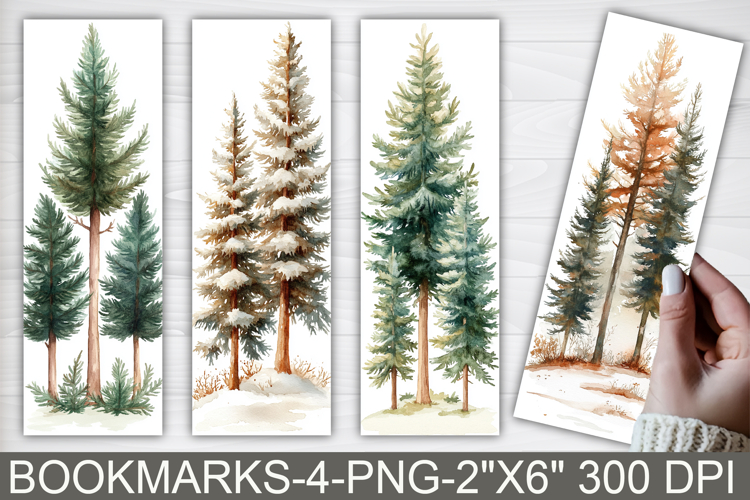 Christmas Tree Printable Bookmarks