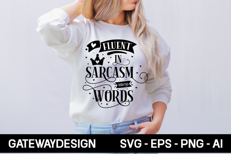 Sarcastic Svg Design , Sarcastic Svg example image 1
