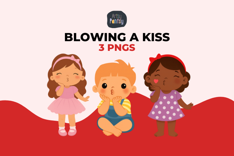 Toddler Moments Collection: Blowing a Kiss