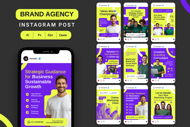 Bright & Bold Brand Agency - Instagram Post