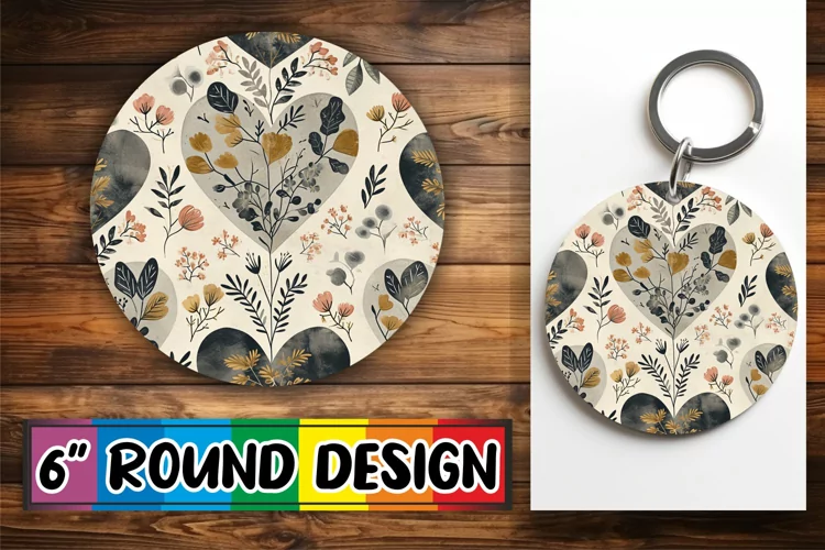 Heart Round Ornament Collection