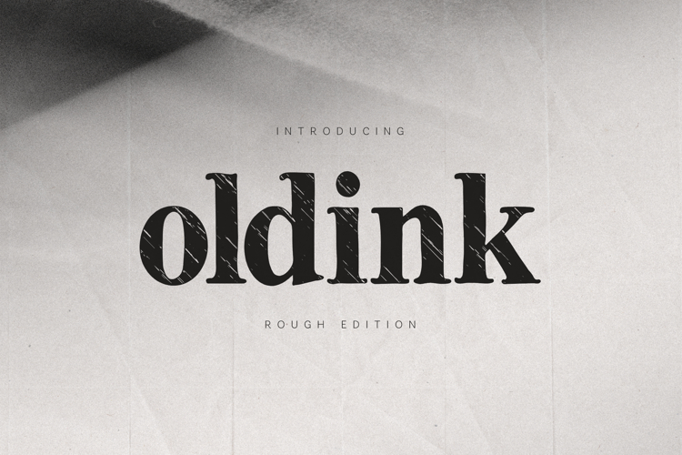 Oldink Vintage Rough Serif Font