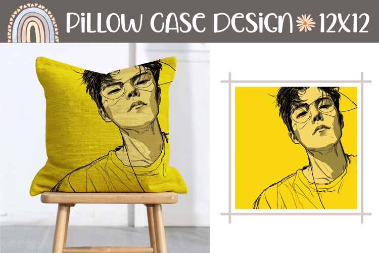 Abstract Pillow Design, Cartoon Pillow Sublimation